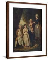 Mr. & Mrs. Burke of Carshalton, c18th century, (1917)-Johan Zoffany-Framed Giclee Print