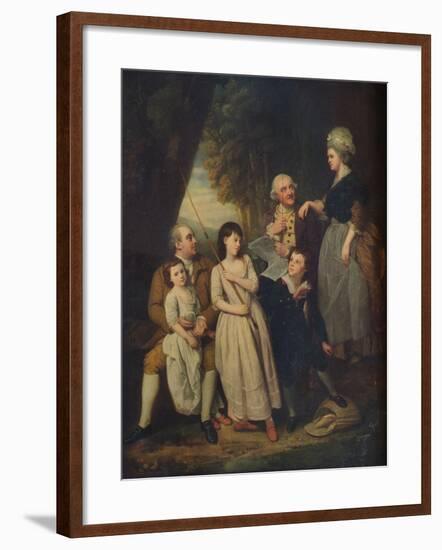 Mr. & Mrs. Burke of Carshalton, c18th century, (1917)-Johan Zoffany-Framed Giclee Print