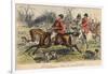 Mr Muffington on Placid Joe (Late Pull Devil), 1865-John Leech-Framed Giclee Print