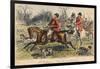 Mr Muffington on Placid Joe (Late Pull Devil), 1865-John Leech-Framed Giclee Print