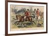 Mr Muffington on Placid Joe (Late Pull Devil), 1865-John Leech-Framed Giclee Print