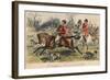 Mr Muffington on Placid Joe (Late Pull Devil), 1865-John Leech-Framed Giclee Print