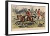 Mr Muffington on Placid Joe (Late Pull Devil), 1865-John Leech-Framed Giclee Print