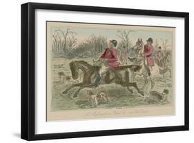 Mr Muffington on "Placid Joe" Late Pull Devil-John Leech-Framed Giclee Print