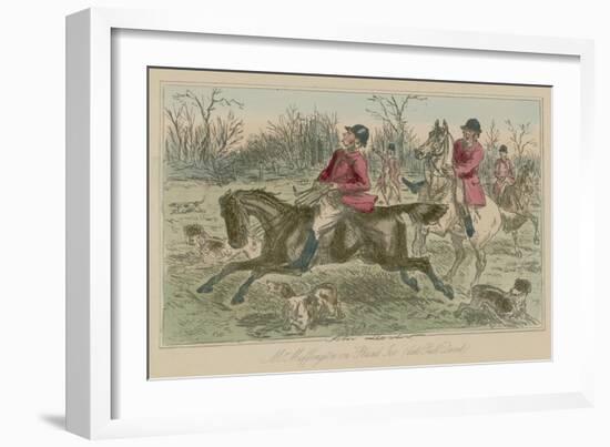 Mr Muffington on "Placid Joe" Late Pull Devil-John Leech-Framed Giclee Print