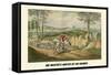 Mr. Muster's Hunted by His Hounds-Henry Thomas Alken-Framed Stretched Canvas
