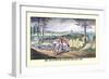 Mr. Muster's Hunted by His Hounds-Henry Thomas Alken-Framed Art Print