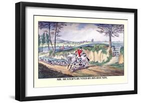 Mr. Muster's Hunted by His Hounds-Henry Thomas Alken-Framed Premium Giclee Print