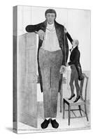 Mr O'Brien, the Irish Giant, the Tallest Man in the known World, 1803-John Kay-Stretched Canvas