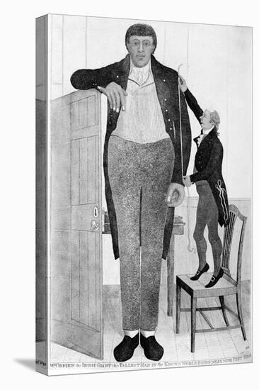 Mr O'Brien, the Irish Giant, the Tallest Man in the known World, 1803-John Kay-Stretched Canvas