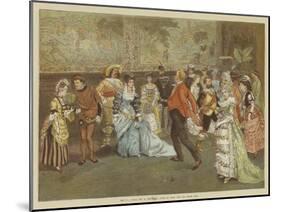 Mr Oakball's Winter in Florence-Randolph Caldecott-Mounted Giclee Print