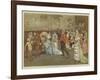 Mr Oakball's Winter in Florence-Randolph Caldecott-Framed Giclee Print