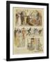 Mr Oakball's Winter in Florence-Randolph Caldecott-Framed Giclee Print