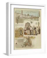 Mr Oakball's Winter in Florence-Randolph Caldecott-Framed Giclee Print