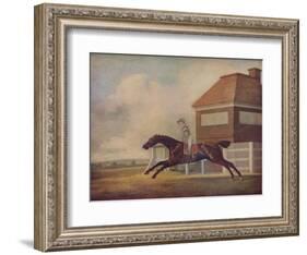 'Mr. Ogilvy's Bay Racehorse Trentham at Newmarket with Jockey up', 1771-George Stubbs-Framed Giclee Print