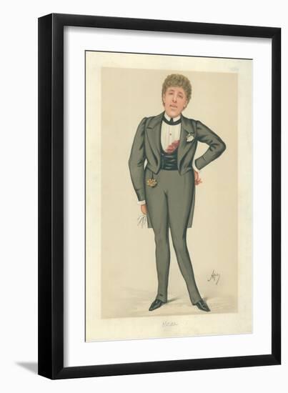 Mr Oscar Wilde, Oscar, 24 May 1884, Vanity Fair Cartoon-Carlo Pellegrini-Framed Giclee Print