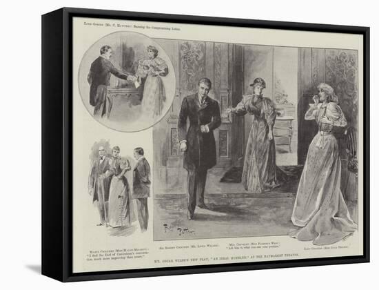 Mr Oscar Wilde's New Play, An Ideal Husband, at the Haymarket Theatre-null-Framed Stretched Canvas