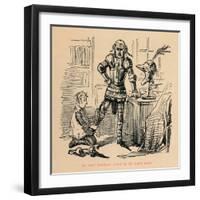 'Mr. Owen Glendower armed by his trusty clerk', c1860, (c1860)-John Leech-Framed Giclee Print