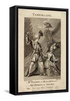 Mr Palmer as Bajazet and Miss Hopkins as Selima in Tamerlane by Nicholas Rowe-null-Framed Stretched Canvas