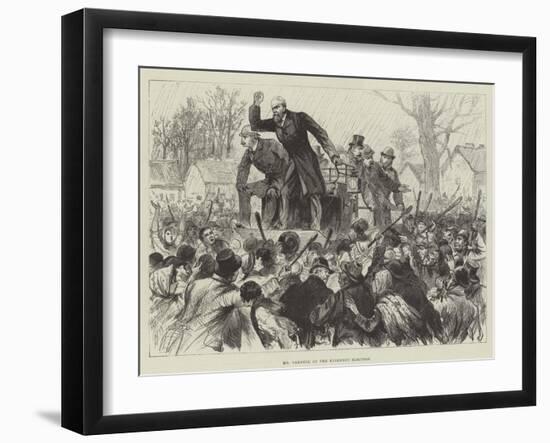 Mr Parnell at the Kilkenny Election-null-Framed Giclee Print