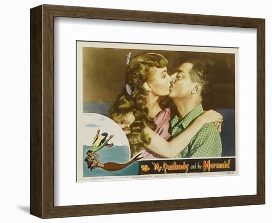 Mr. Peabody and the Mermaid, 1948-null-Framed Art Print