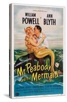 Mr. Peabody and the Mermaid, from Left: Ann Blyth, William Powell, 1948-null-Stretched Canvas