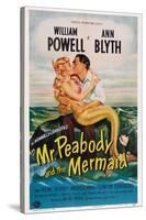 Mr. Peabody and the Mermaid, from Left: Ann Blyth, William Powell, 1948-null-Stretched Canvas