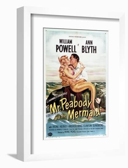 Mr. Peabody and the Mermaid-null-Framed Photo