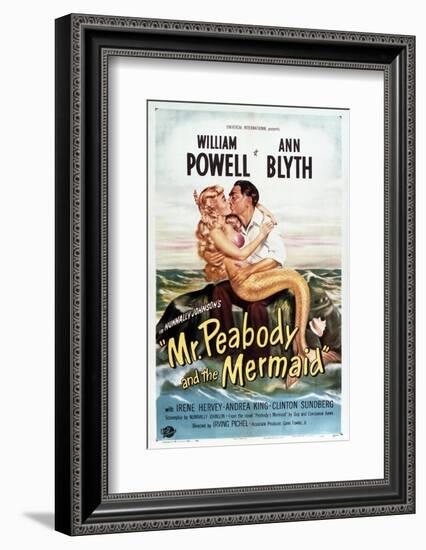 Mr. Peabody and the Mermaid-null-Framed Photo