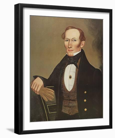 Mr. Pearce-Erastus Salisbury Field-Framed Giclee Print