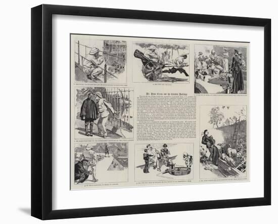 Mr Pease Greene and the Celestial Ducklings-Frederick Henry Townsend-Framed Giclee Print