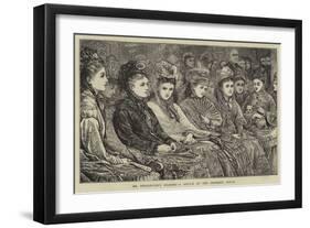 Mr Pennington's Reading, a Sketch at the Premier's House-null-Framed Giclee Print