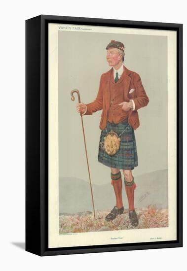 Mr Peter Jeffrey Mackie-Sir Leslie Ward-Framed Stretched Canvas