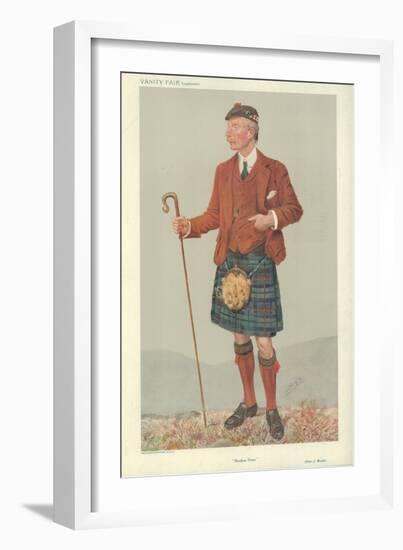 Mr Peter Jeffrey Mackie-Sir Leslie Ward-Framed Giclee Print