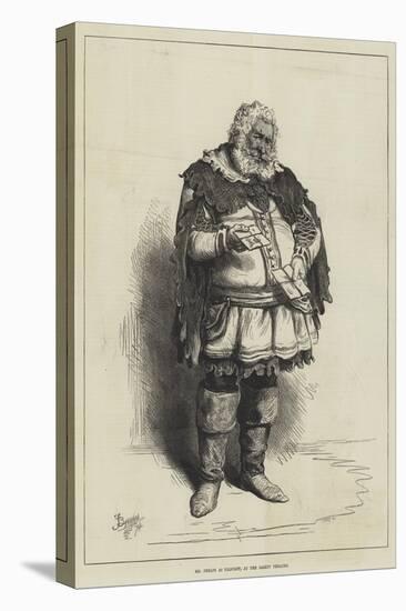 Mr Phelps as Falstaff, at the Gaiety Theatre-Frederick Barnard-Stretched Canvas