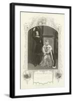 Mr Phelps as Hamlet and Miss Glyn as Queen, Hamlet, Act III, Scene IV-null-Framed Giclee Print