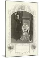 Mr Phelps as Hamlet and Miss Glyn as Queen, Hamlet, Act III, Scene IV-null-Mounted Giclee Print