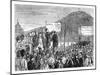 Mr Phelps Planting 'Shakespeare's Oak' at Primrose Hill, London, 1864-null-Mounted Giclee Print