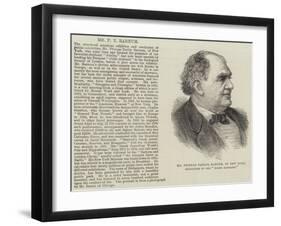 Mr Phineas Taylor Barnum, of New York, Proprietor of the White Elephant-null-Framed Giclee Print