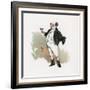 Mr Pickwick, Illustration from 'Character Sketches from Charles Dickens', C.1890 (Colour Litho)-Joseph Clayton Clarke-Framed Giclee Print