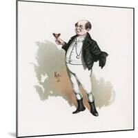 Mr Pickwick, Illustration from 'Character Sketches from Charles Dickens', C.1890 (Colour Litho)-Joseph Clayton Clarke-Mounted Giclee Print