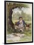 Mr. Pickwick Picnics-Frederick Barnard-Framed Art Print