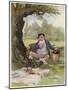 Mr. Pickwick Picnics-Frederick Barnard-Mounted Art Print