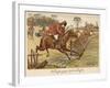 Mr Popple Jumps Gate-null-Framed Art Print