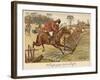 Mr Popple Jumps Gate-null-Framed Art Print