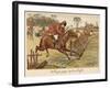 Mr Popple Jumps Gate-null-Framed Art Print