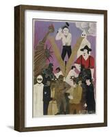 Mr. Prejudice, 1943 (Oil on Canvas)-Horace Pippin-Framed Giclee Print