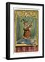 Mr. Punch Beats Judy-null-Framed Art Print