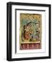 Mr. Punch with Toby the Dog and a Clown-null-Framed Premium Giclee Print