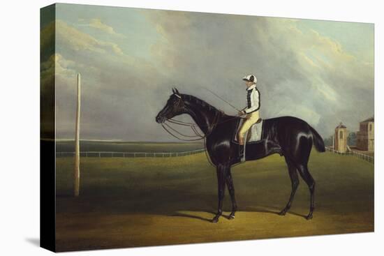 Mr. R.O. Gascoigne's 'Jerry' with B. Smith Up on Doncaster Racecourse-David Dalby of York-Stretched Canvas